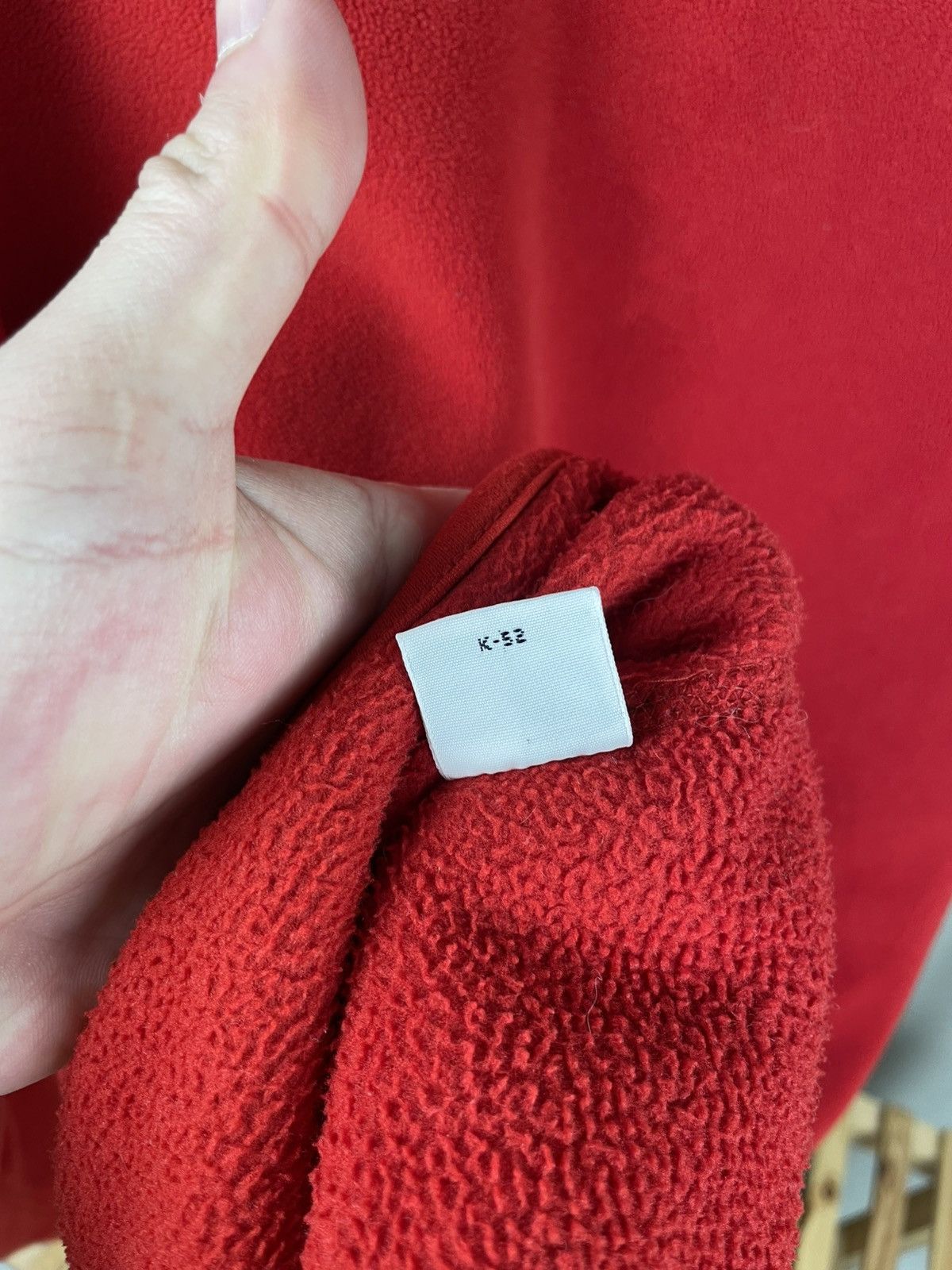 Polo Ralph Lauren × Ralph Lauren × Vintage Polo sport Ralph Lauren red fleece 1/4 zip Size US XL / EU 56 / 4 - 12 Thumbnail