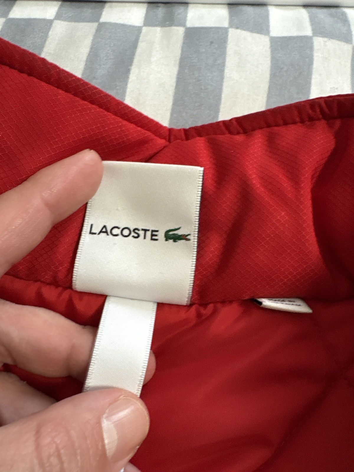 Lacoste × Supreme Puffy Half Zip Up Jacket ( FW19 ) Size US L / EU 52-54 / 3 - 7 Thumbnail