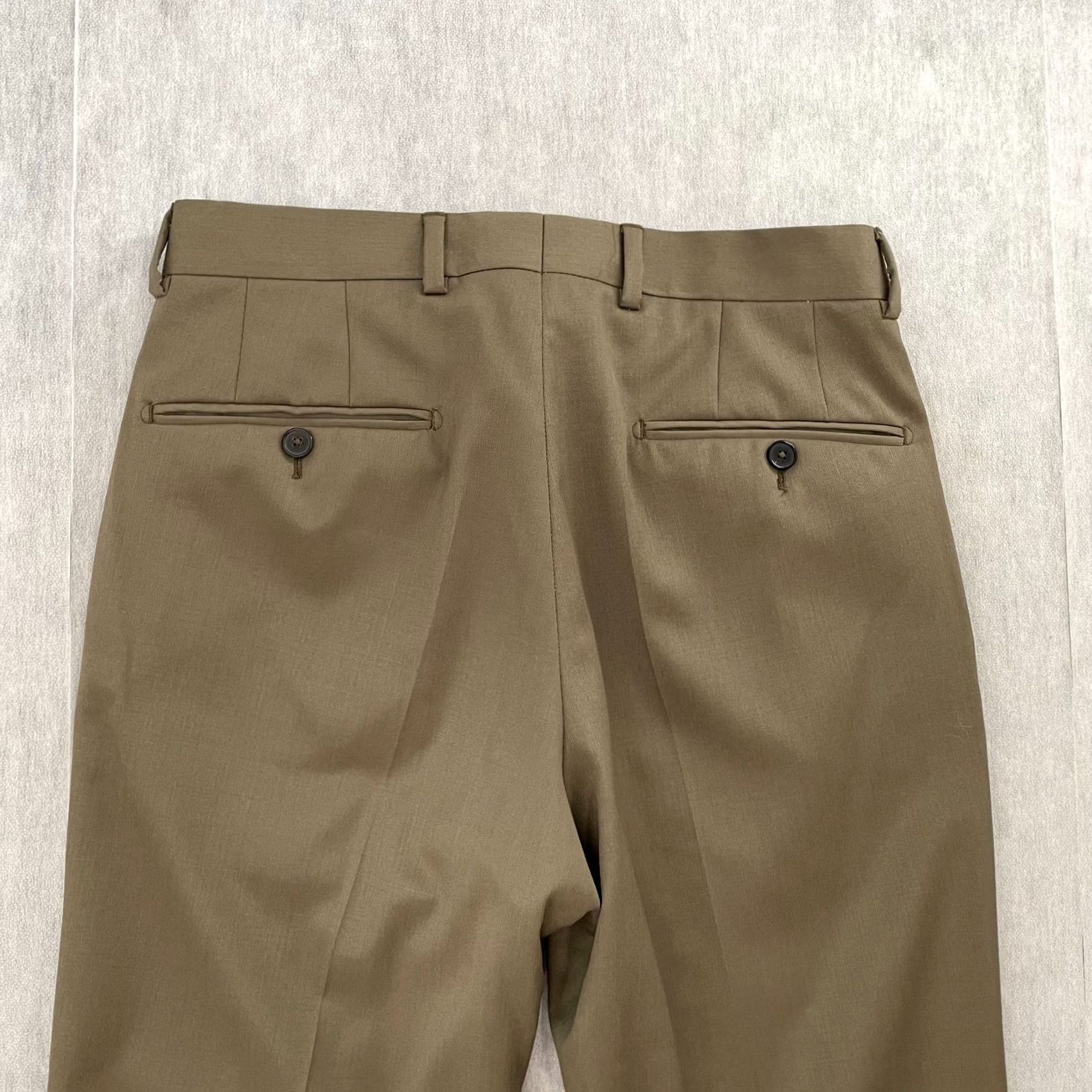 Vintage Peter Manning Pants Adult 28 Brown Wool Dress Pant Trousers Slacks Mens Size US 28 / EU 44 - 3 Thumbnail