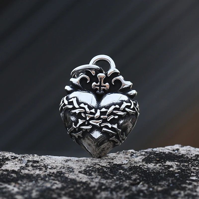 Jewelry CReative Love Heart Pendant Necklace Size ONE SIZE - 2 Thumbnail