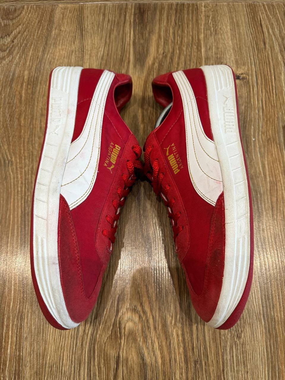 Puma Puma Red Argentina Kenny Daglish Part Suede Low Trainers Size US 10 / EU 43 - 13 Thumbnail