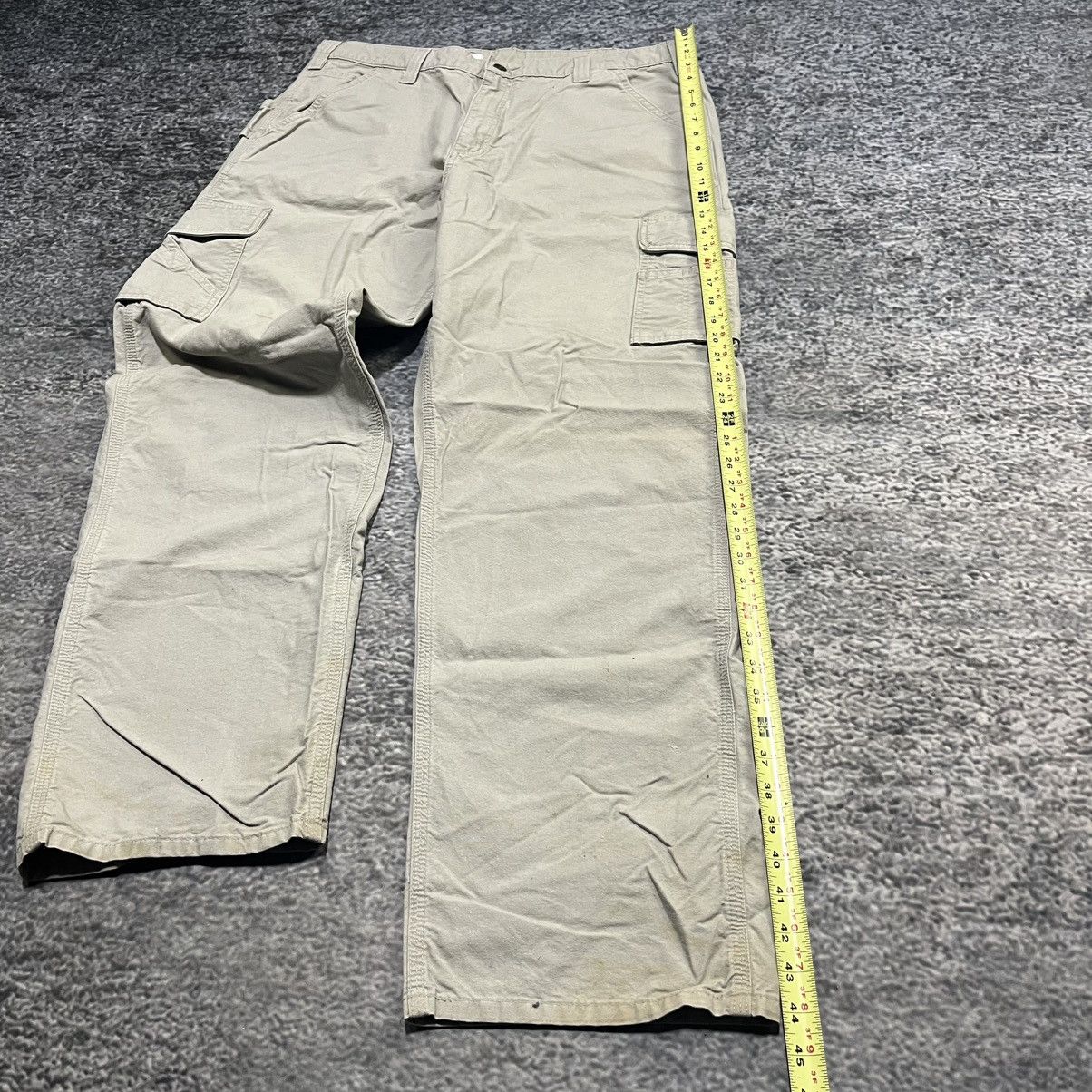Carhartt VINTAGE CARHARTT BAGGY WIDE LEG WORKWEAR SKATER CARGO PANTS Size US 38 / EU 54 - 11 Thumbnail