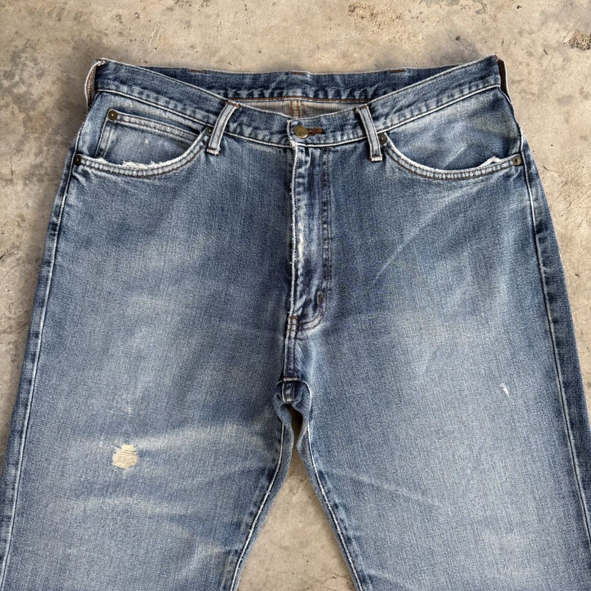 Wrangler W36x31.5 Vintage Wrangler Faded Mud Wash Denim Jean pants Size US 36 / EU 52 - 4 Thumbnail