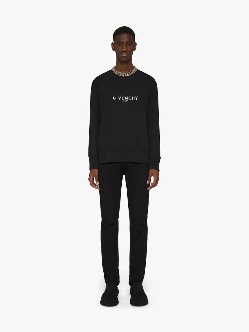 Givenchy o1w1db10426 Slim Fit Sweatshirt in Black Size US L / EU 52-54 / 3 - 3 Thumbnail