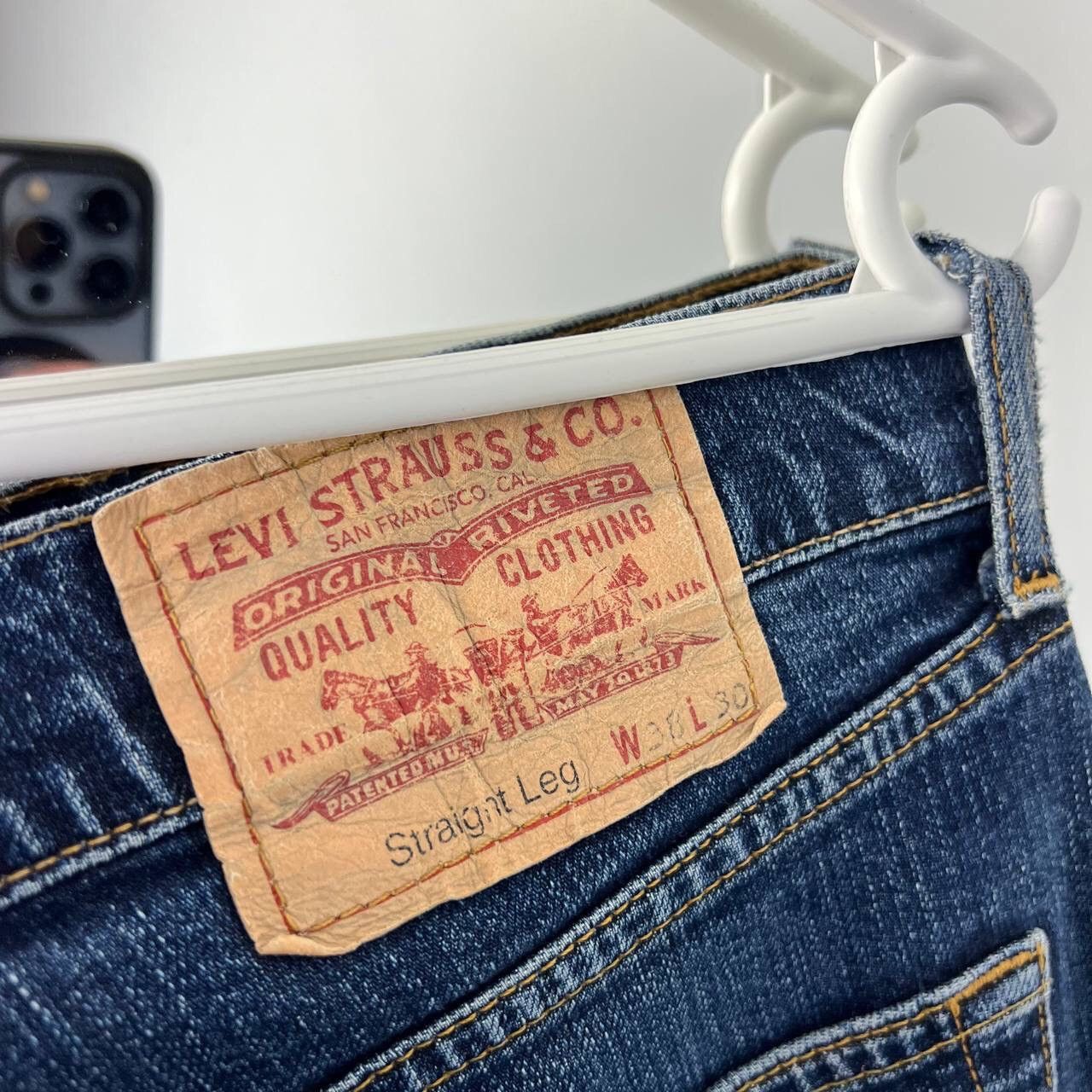 Levi's Y2K Levi’s Straight Led Vintage Pants Jeans Baggy Denim Size US 38 / EU 54 - 4 Thumbnail