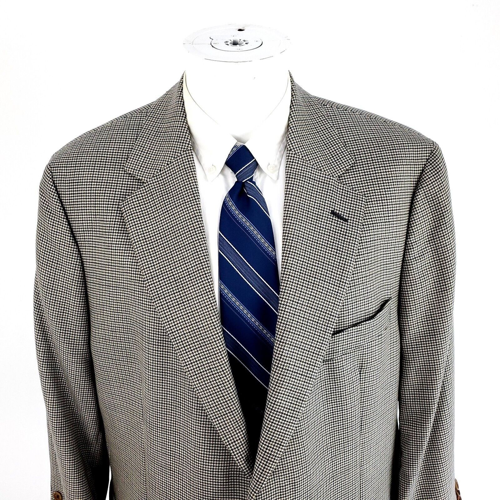 Brooks Brothers Brooks Brothers 346 Wool 2 Button Sport Coat 44R Portly Crea Size 44R - 1 Thumbnail