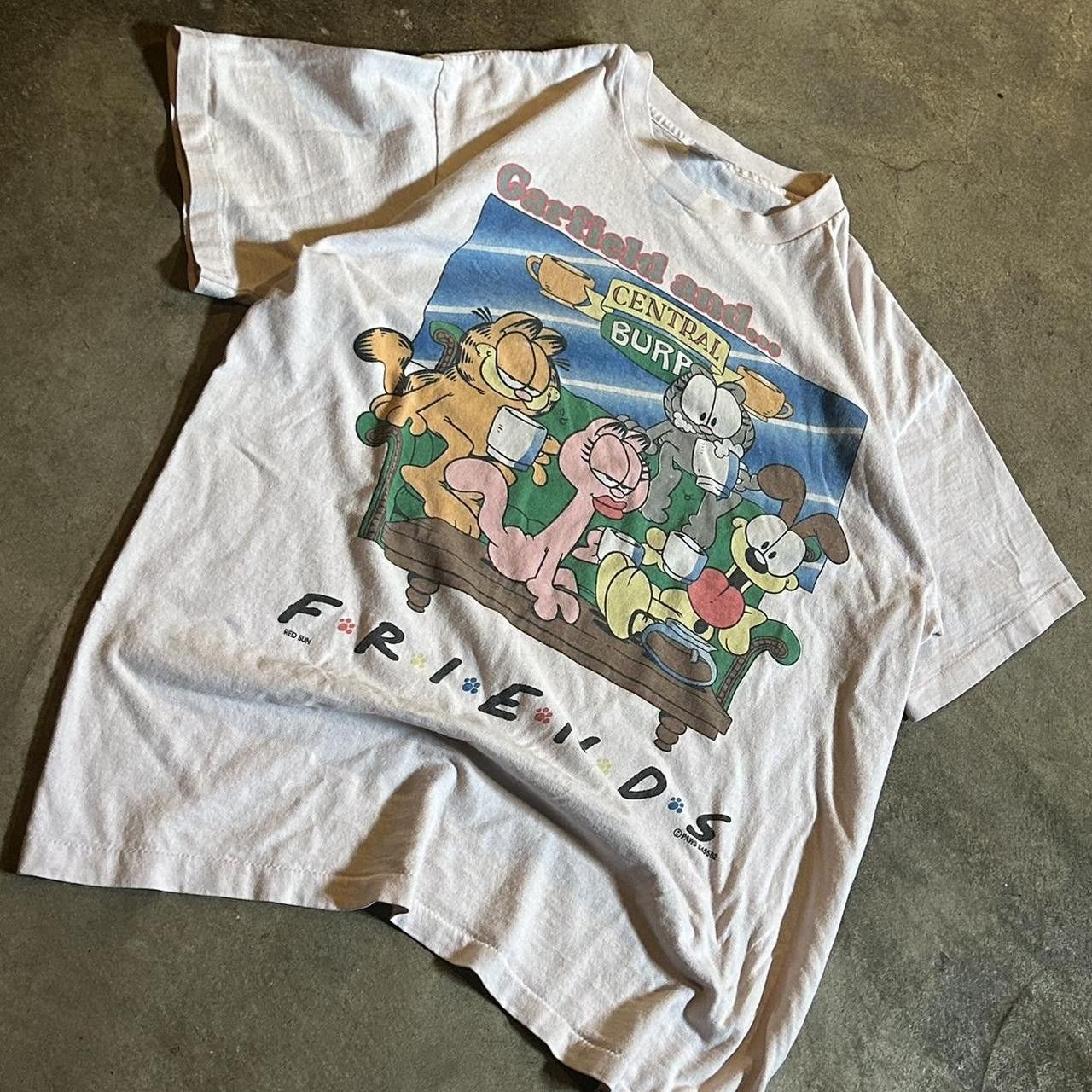 Anvil 1990’s Garfield and Friends Graphic Tee Size US L / EU 52-54 / 3 - 1 Thumbnail