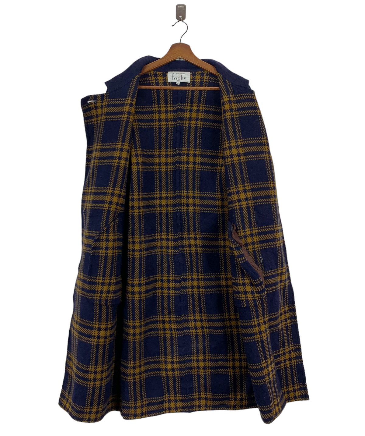 Designer × Vintage 🔥🔥VINTAGE DESIGNER FOUKS PARIS LONG COAT Size M / US 6-8 / IT 42-44 - 3 Thumbnail