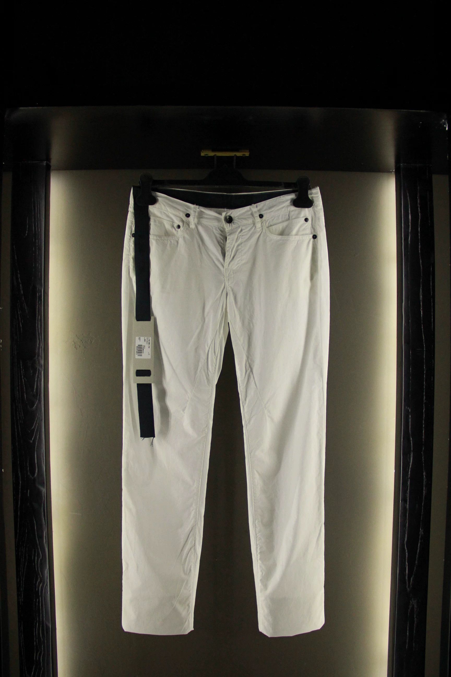 Rick Owens Rick Owens White Cropped Pants Men 26 Size US 26 / EU 42 - 1 Thumbnail