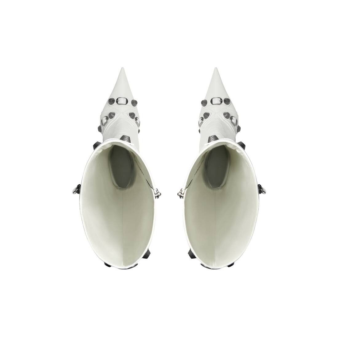 Balenciaga o1w1db10625 Cagole 90mm Boots in Optic White Size US 5 / IT 35 - 6 Thumbnail