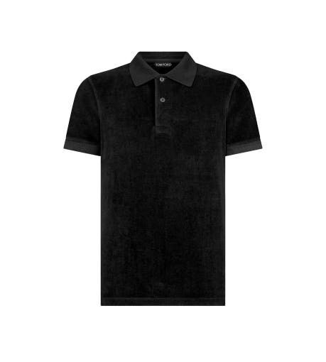 Tom Ford o1sm1stk0725 Toweling Terry Cotton Pique Collar Polo Shirt Size US XL / EU 56 / 4 - 1 Preview