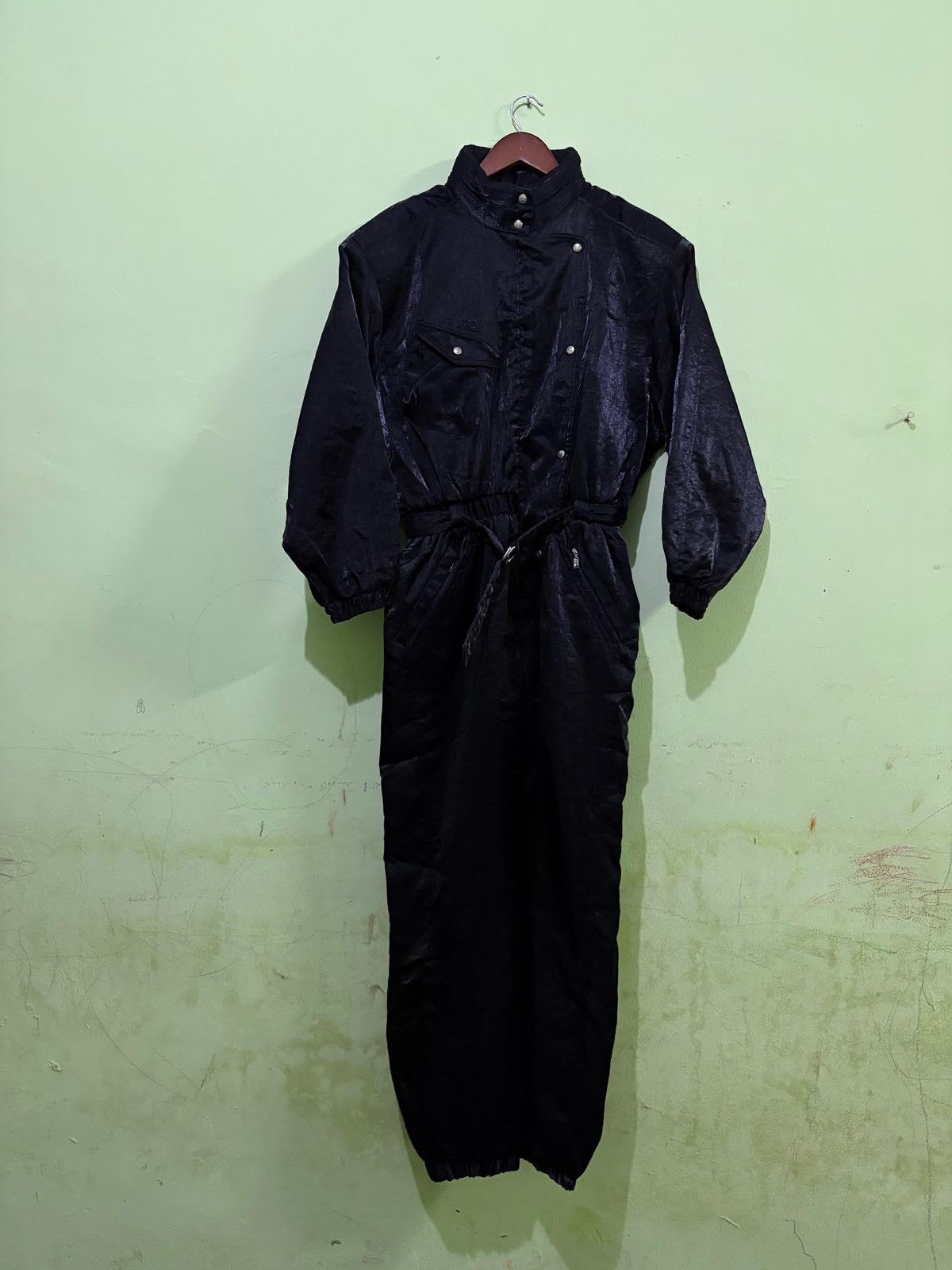 Courreges Jumpsuit Embroidery Logo Design