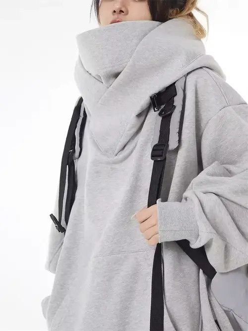 Japanese Brand Tomomi x Egawa Solid Color Ninja Turtleneck Hoodie Size US XL / EU 56 / 4 - 2 Thumbnail