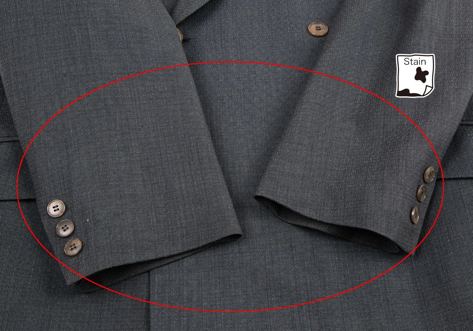 Jean Paul Gaultier Charcoal Double-Breasted Jacket with Kanji Print Size US M / EU 48-50 / 2 - 5 Thumbnail