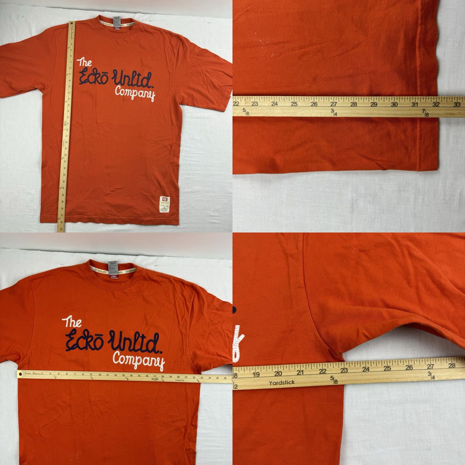 Ecko Unltd. VINTAGE Ecko Unltd T-Shirt Adult XL Orange Baggy Relaxed Hipster Punk Y2K Grunge Mens Size US XL / EU 56 / 4 - 8 Thumbnail