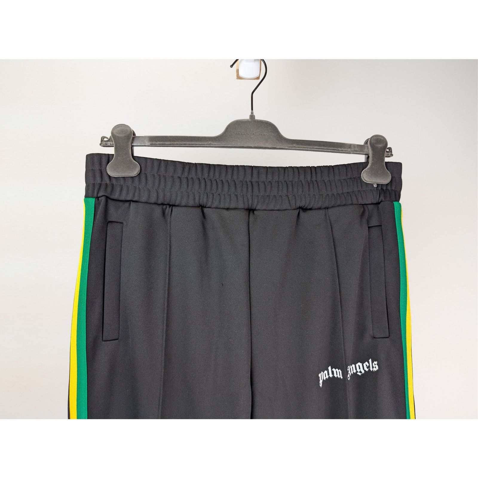 Palm Angels o1rshd1 Track Suit Sweatpants Trousers in Black/Green Size US 36 / EU 52 - 3 Thumbnail