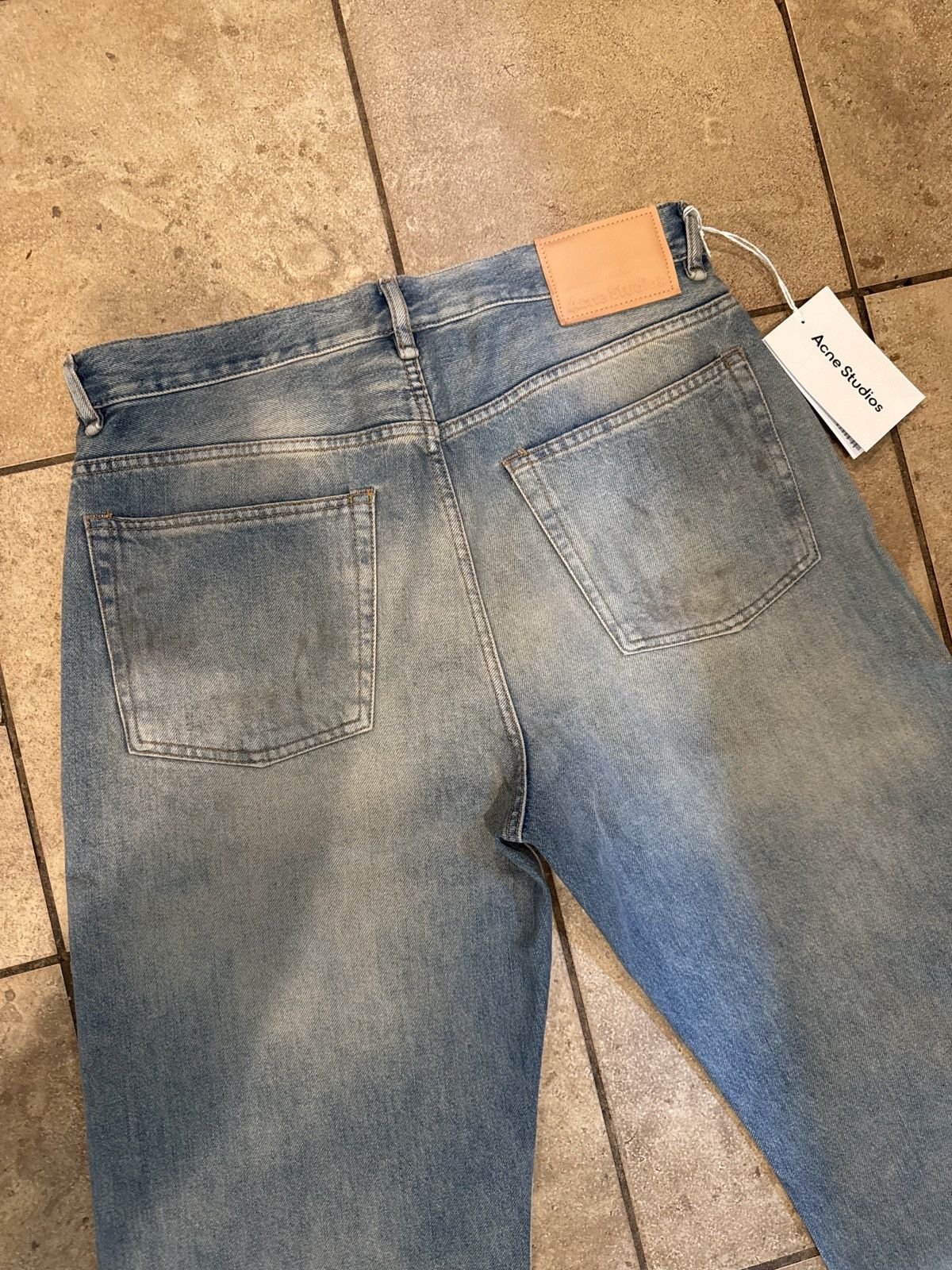 Acne Studios × Designer × Drain Gang Acne Studios 2021m wide leg denim penicillin 32 34 Size US 32 / EU 48 - 2 Thumbnail