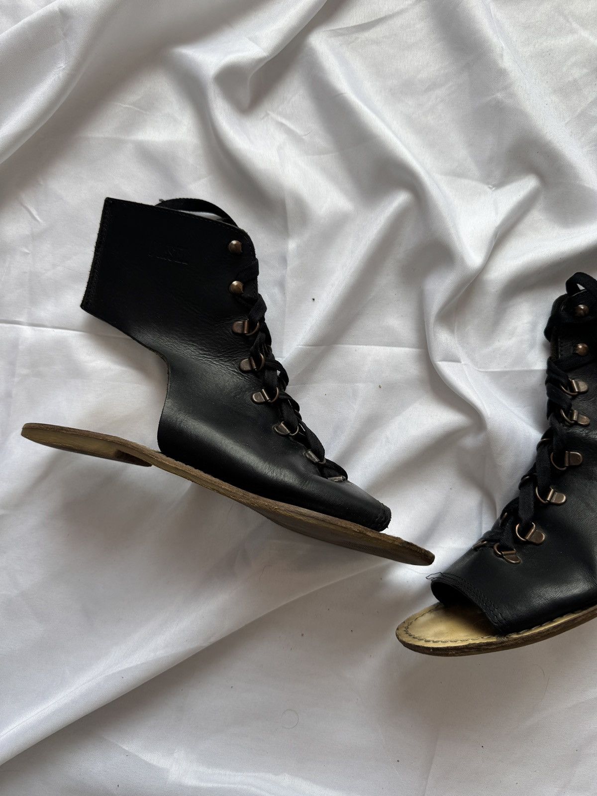 Diesel Diesel Vintage Archive Y2K Gladiator Leather Sandals Size US 8 / IT 38 - 4 Thumbnail