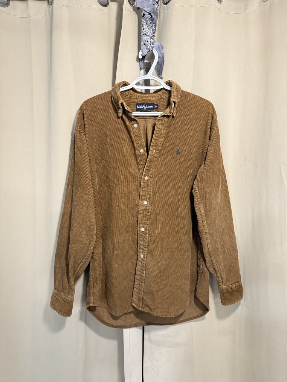 Polo Ralph Lauren × Vintage Polo Ralph Lauren Corduroy Man shirt Cowboy classic Style Size US S / EU 44-46 / 1 - 1 Thumbnail