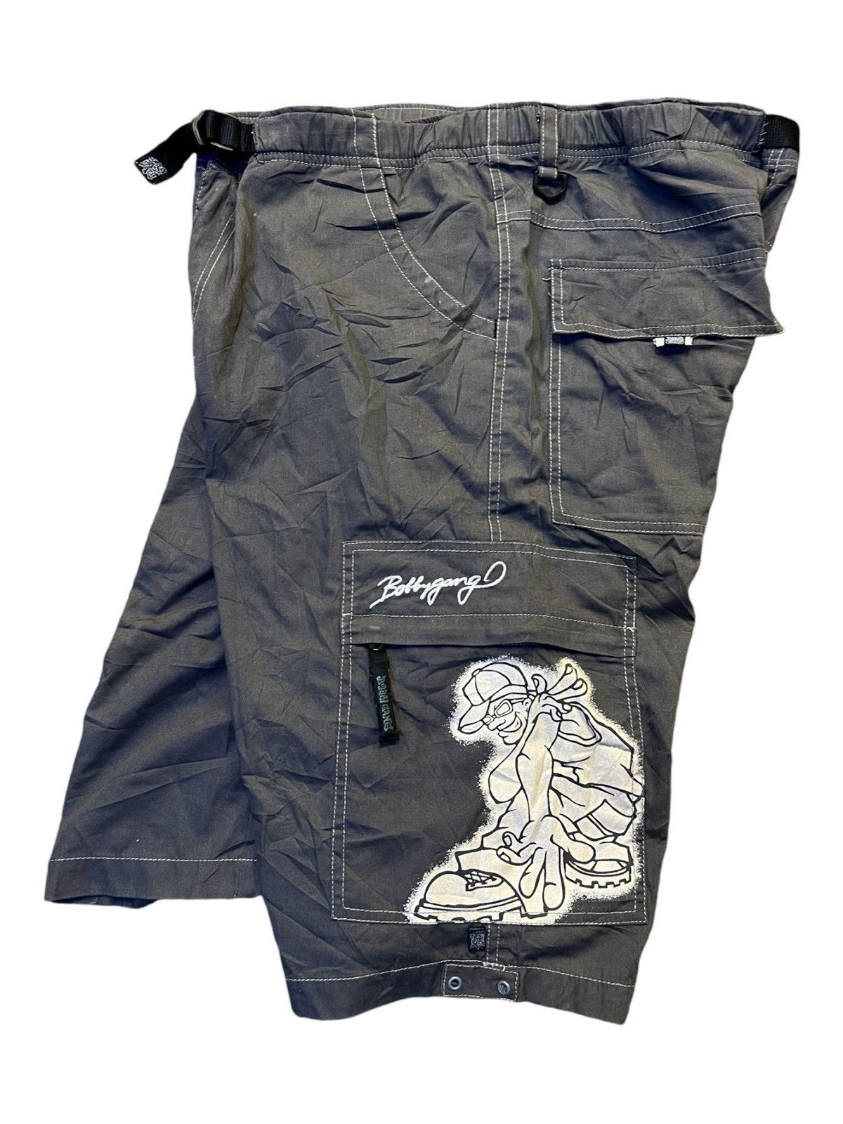 Fubu Vintage Y2K Bobby Gang JNCO Skater Cargo Jorts Shorts Baggy Size US 36 / EU 52 - 1 Thumbnail