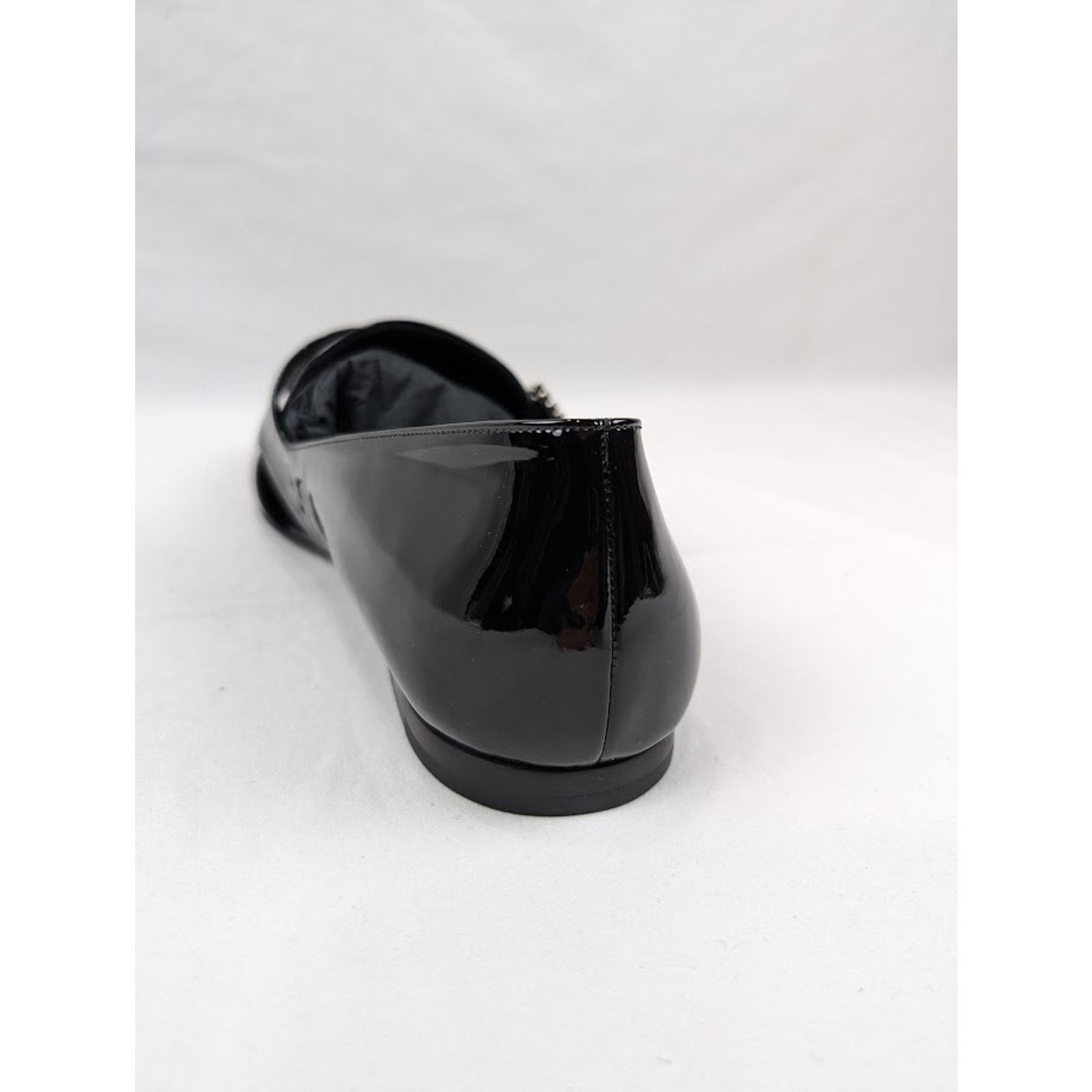 Saint Laurent Paris o1rshd1 Vernice Grupy Tristan Slipper in Nero Size US 11 / EU 44 - 9 Thumbnail