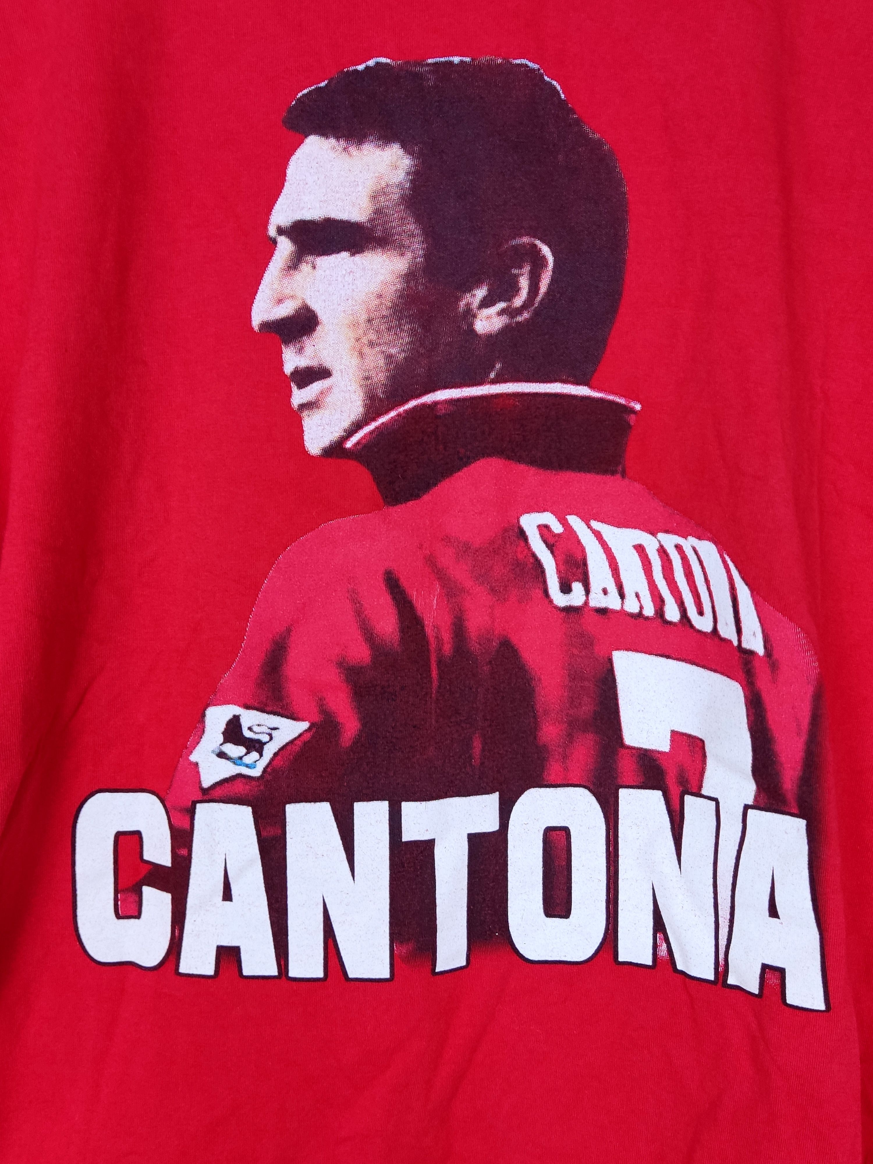 Fruit Of The Loom Vintage Eric Cantona #7 Tee. Size - XXL Size US XXL / EU 58 / 5 - 2 Thumbnail