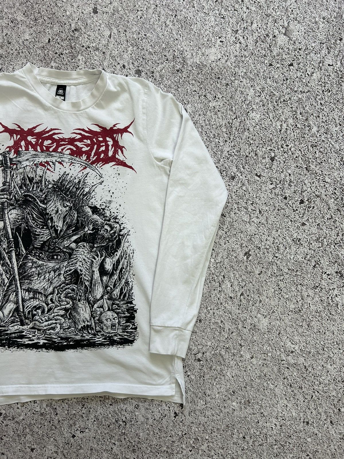 Band Tees Ingested Slam Metal Ist Krieg Rock Band Long Sleeve T-Shirt Size US S / EU 44-46 / 1 - 5 Thumbnail