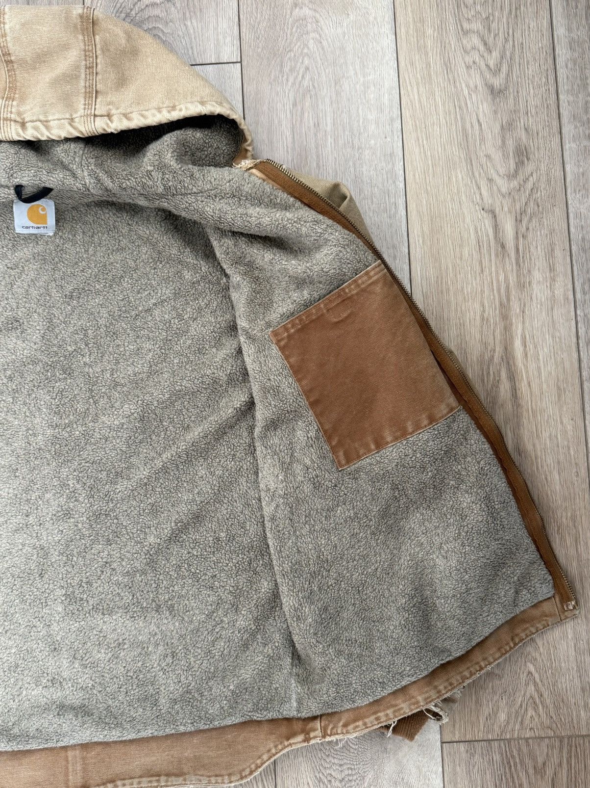 Carhartt Vintage Fleece lined hooded carhartt Size US L / EU 52-54 / 3 - 5 Thumbnail