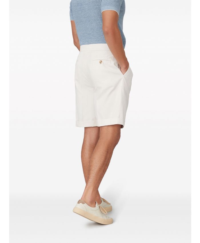 Brunello Cucinelli Dyed Bermuda Shorts in Open White Size US 36 / EU 52 - 2 Thumbnail