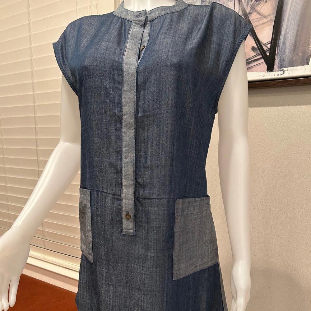 Guess Guess "Milia" Denim Shirtdress Size M / US 6-8 / IT 42-44 - 2 Thumbnail