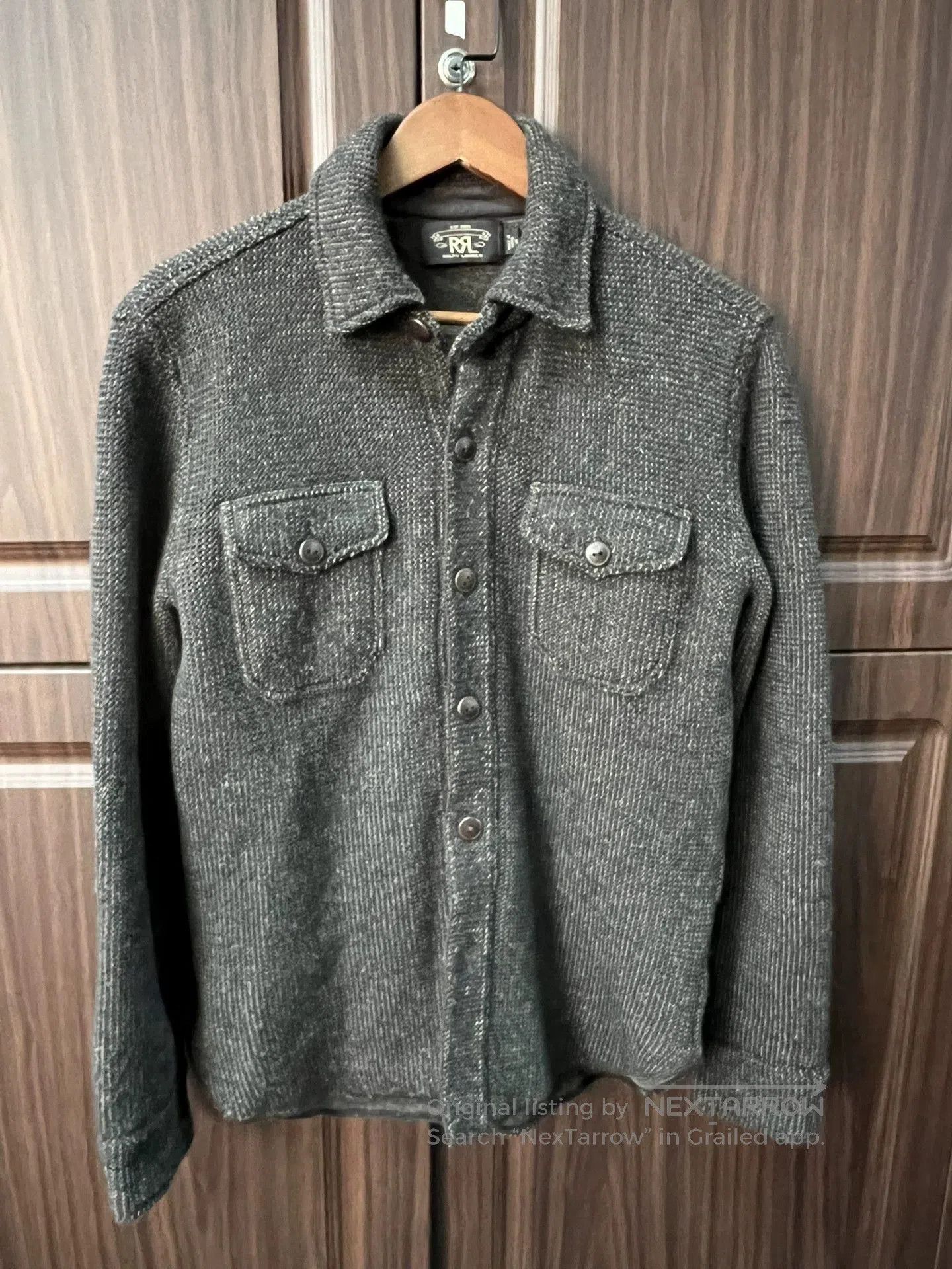 RRL Ralph Lauren RRL Knit Shirt Jacket Thick Version. Size US S / EU 44-46 / 1 - 1 Thumbnail