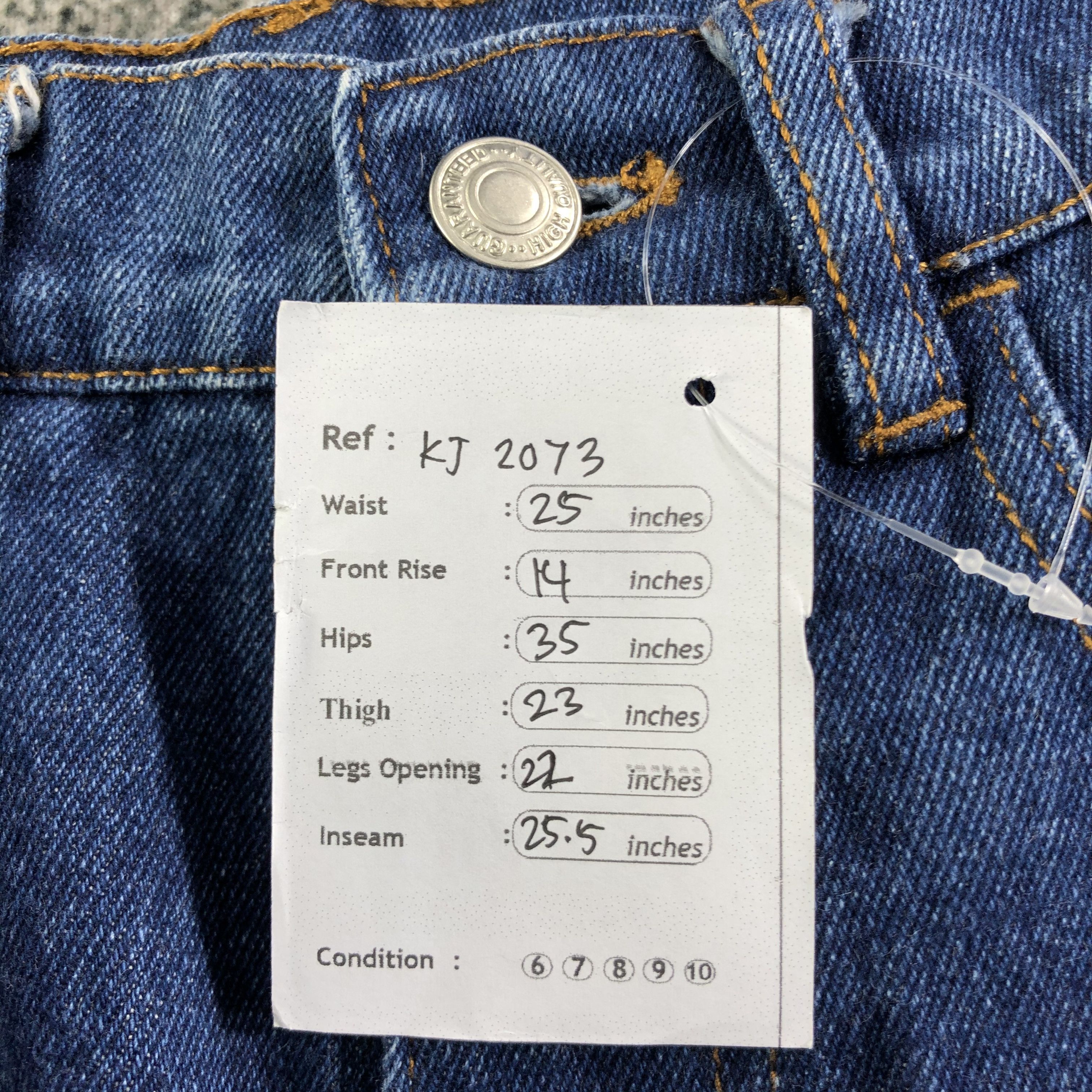 Japanese Brand Japanese Brand Embroidery Baggy Jeans KJ2073 Size 25" / US 0 / IT 36 - 11 Thumbnail