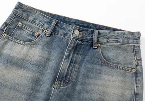 VIBE Retro simple classic distressed straight-leg ripped jeans Size US 32 / EU 48 - 3 Thumbnail