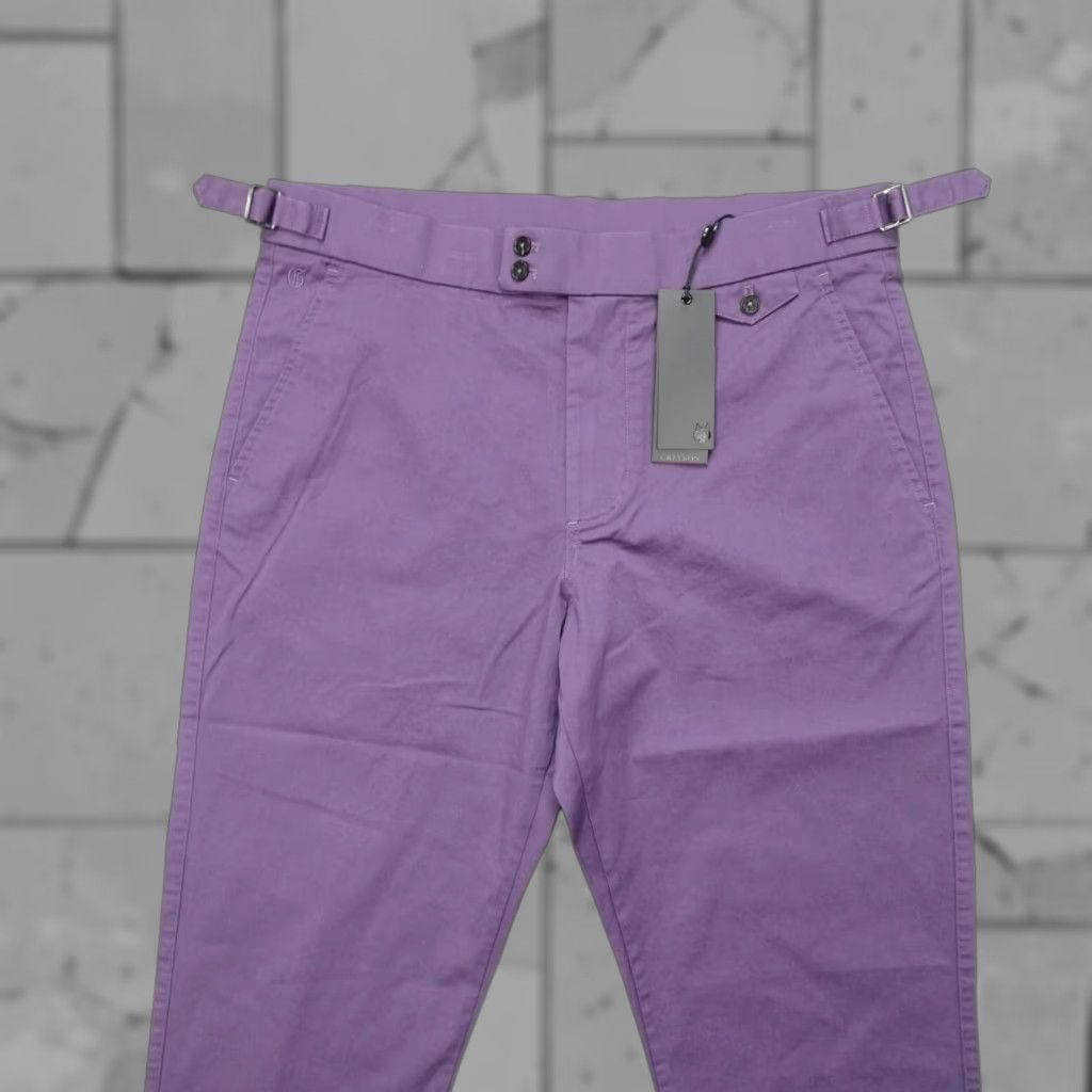 Vintage Greyson Amagansett 5-Pocket Trouser Pants Nightshade Purple Cotton Stretch 32/32 Men Pants Regular Slim? (not adding new info) Size US 32 / EU 48 - 1 Thumbnail
