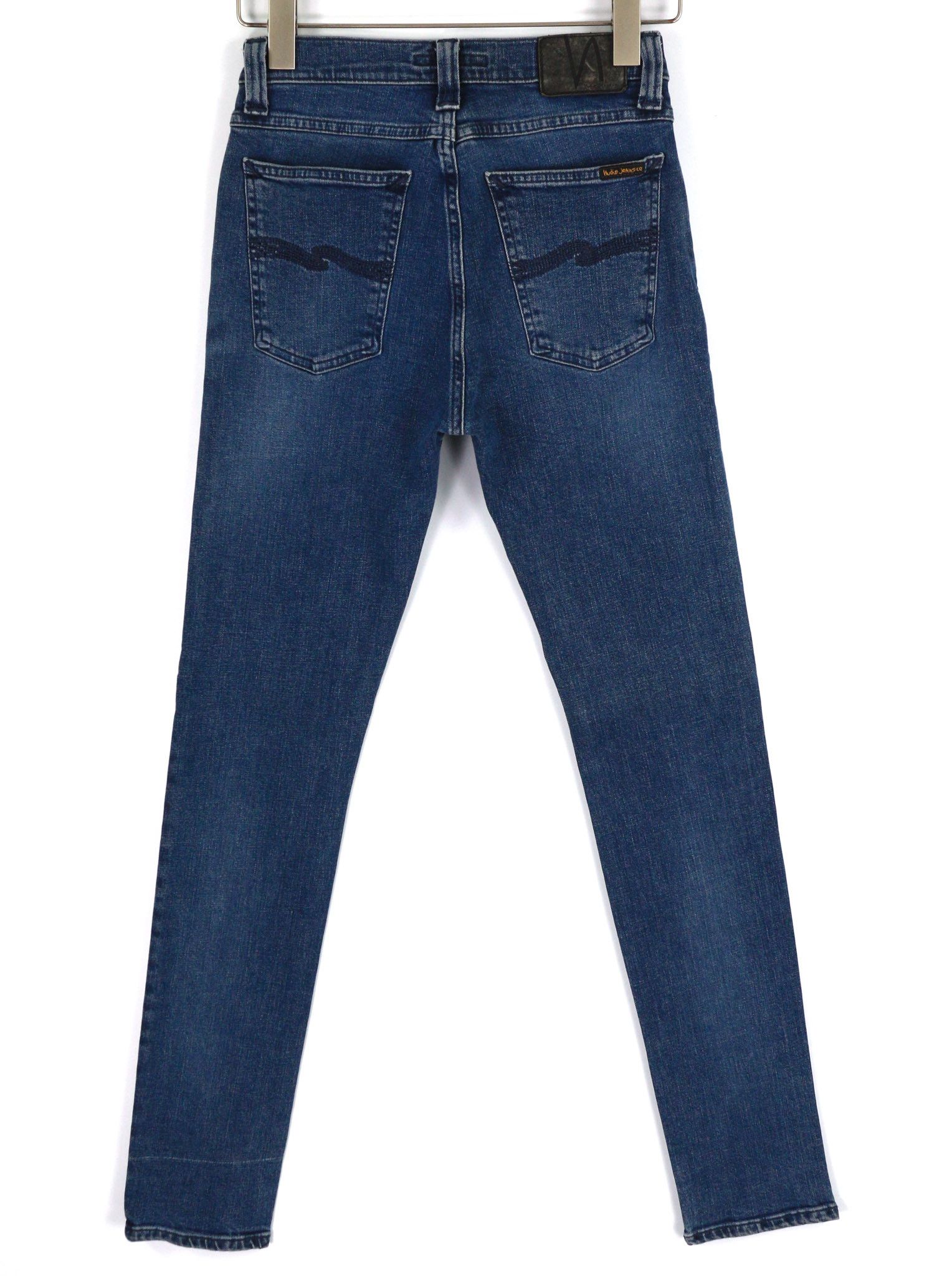Nudie Jeans HIGH KAI W28/L32 Navy Falls Organic Denim Jeans 82676 Size US 28 / EU 44 - 2 Thumbnail
