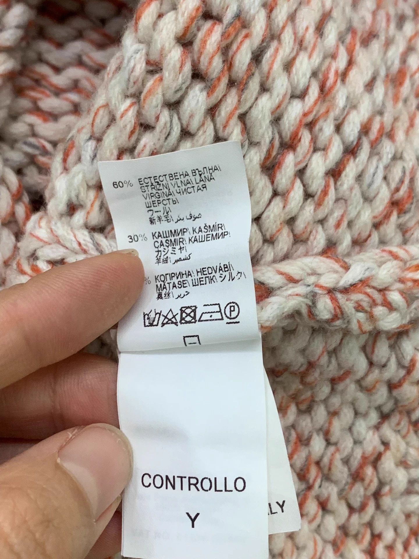 Brunello Cucinelli Brunello Cucinelli P&W CashmereWool Knit 48 New Size XL / US 12-14 / IT 48-50 - 6 Thumbnail