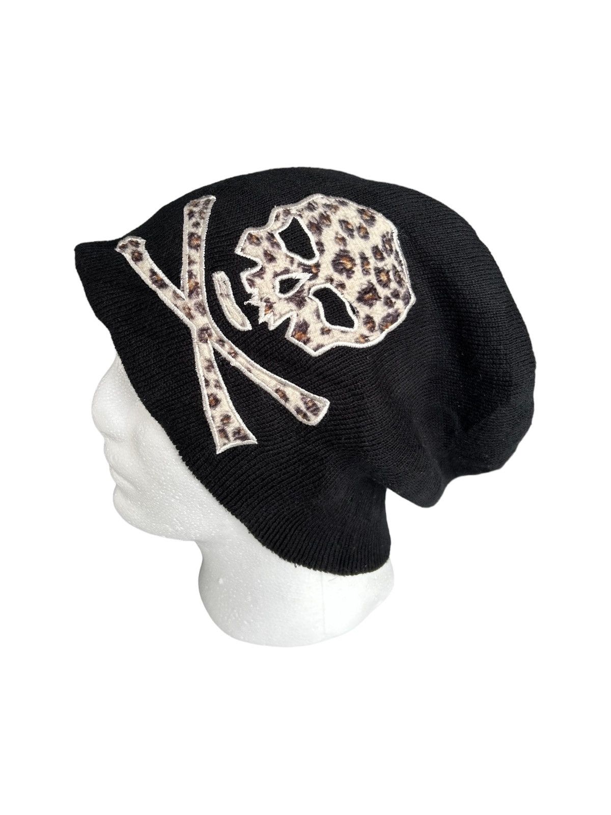 Kapital Leopard Japanese Brand Big Beanie Hats Rare Design 🎌☠️ Size ONE SIZE - 3 Thumbnail
