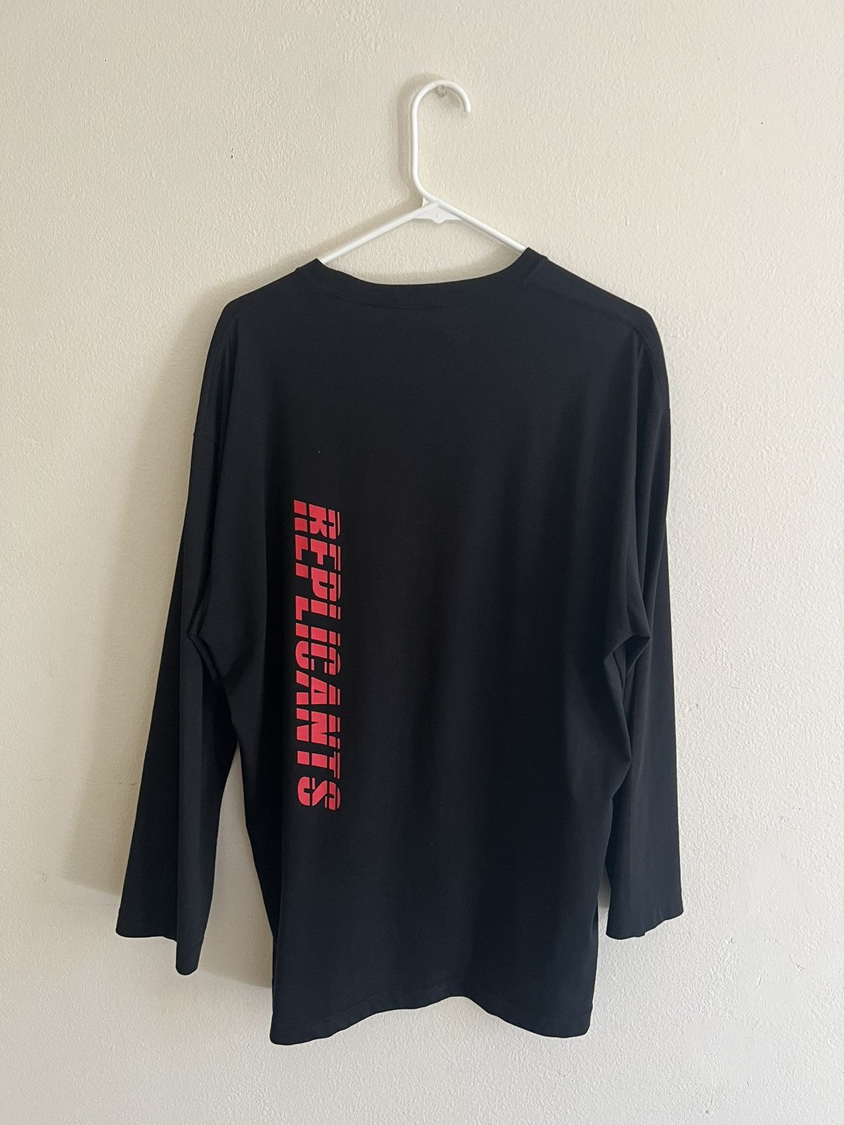 image of Raf Simons Replicants Long Sleeve in Black, Men's (Size Large)