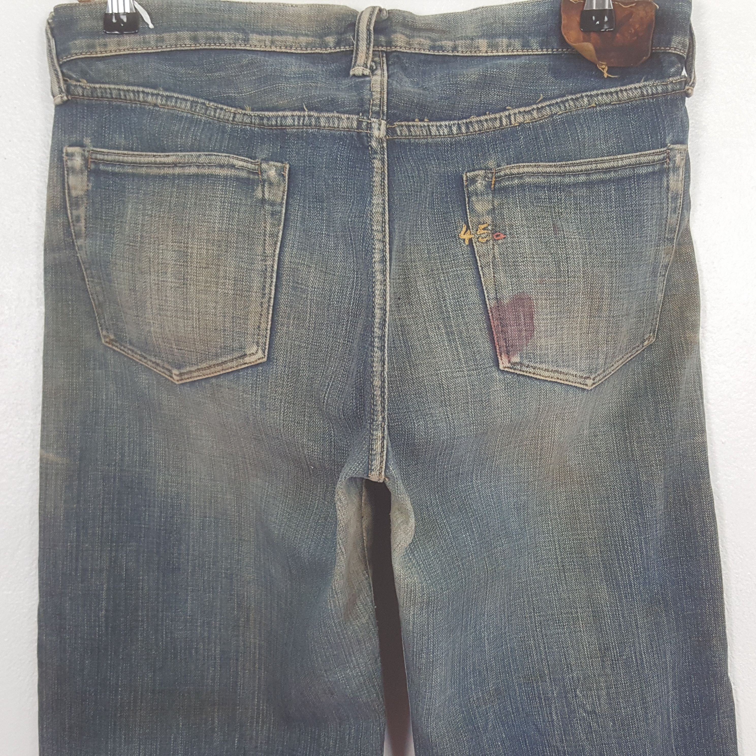 45rpm Vintage 45rpm Japanese Denim Jeans Size US 32 / EU 48 - 5 Thumbnail