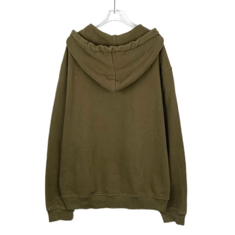 Maison Margiela Maison Margiela Olive green letter patch hooded cotton long Size US M / EU 48-50 / 2 - 2 Thumbnail