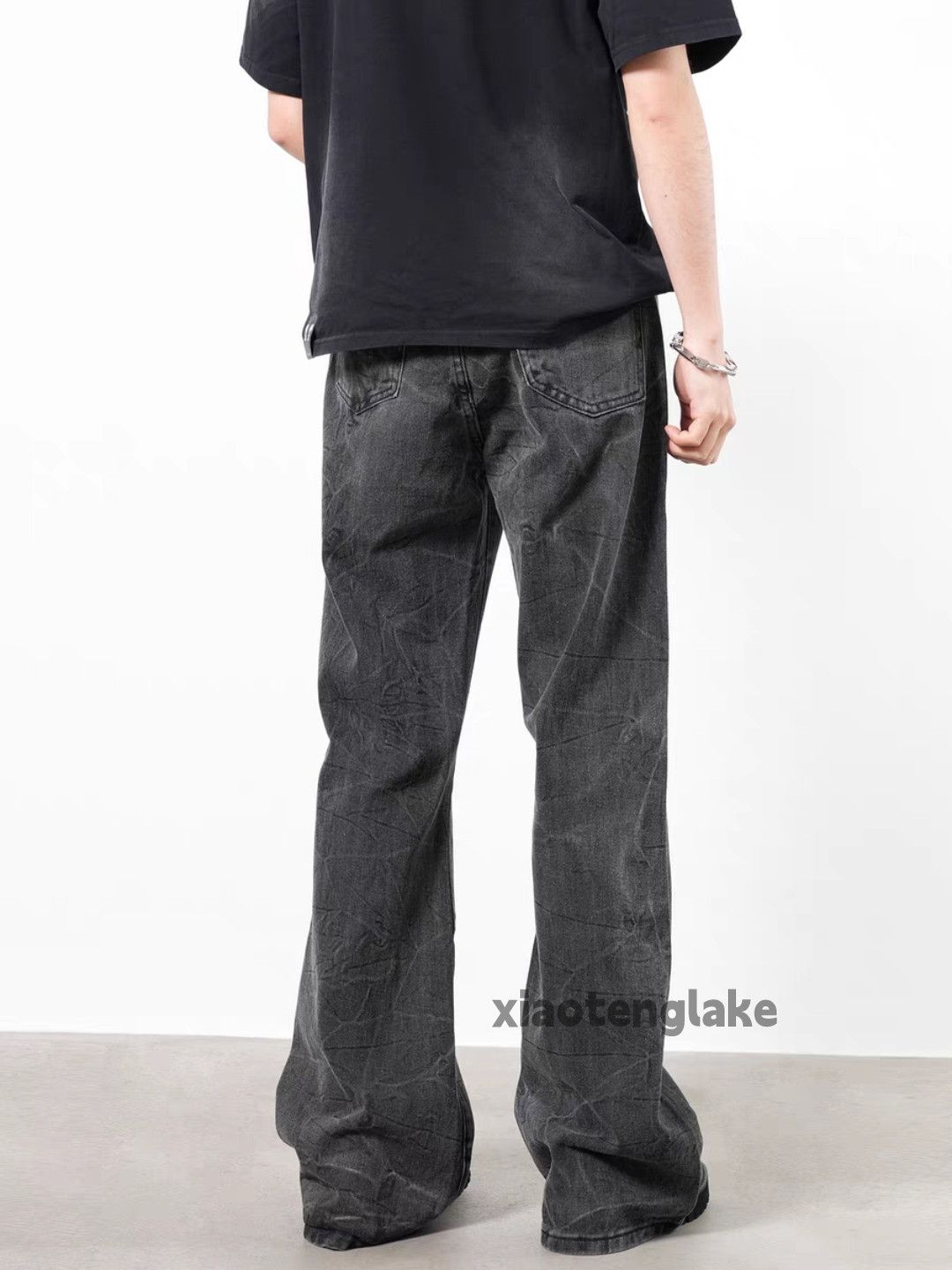 Jean × Vintage washed faded cleanfit yuppie y2k bootcut flared jeans Size US 30 / EU 46 - 2 Thumbnail