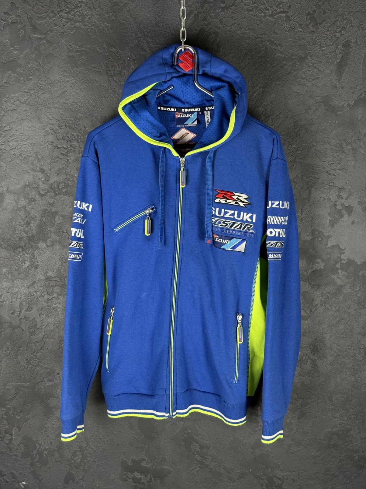 Other Vintage Y2K Suzuki Racing Moto Zip Hoodie Men's Size M Size US M / EU 48-50 / 2 - 3 Thumbnail