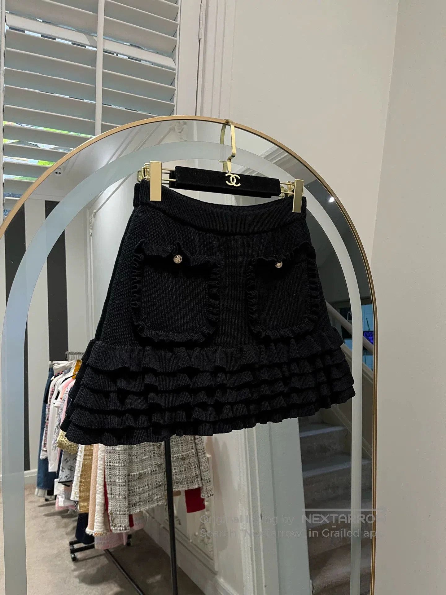 Chanel Chanel 21C Knit Cake Skirt FR34. Size US 34 / EU 50 - 1 Thumbnail