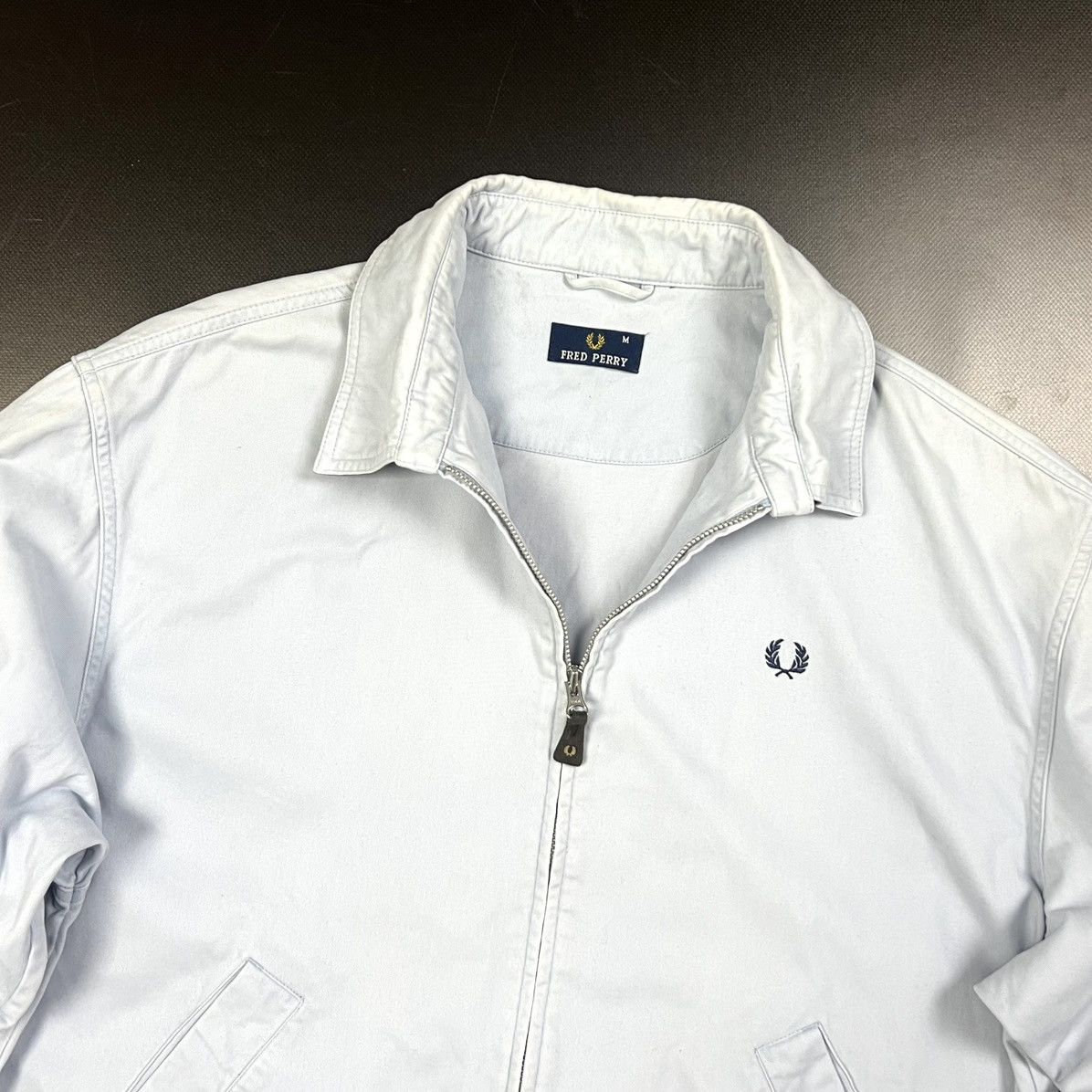 Fred Perry × Vintage Vintage Fred Perry Blue y2k Zip Overshirt Jacket Size M Size US M / EU 48-50 / 2 - 5 Thumbnail