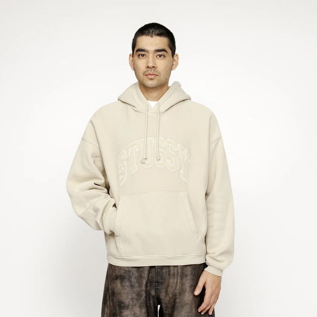 Stussy Stüssy Embroidered Relaxed Hoodie 'Sand' | Grailed
