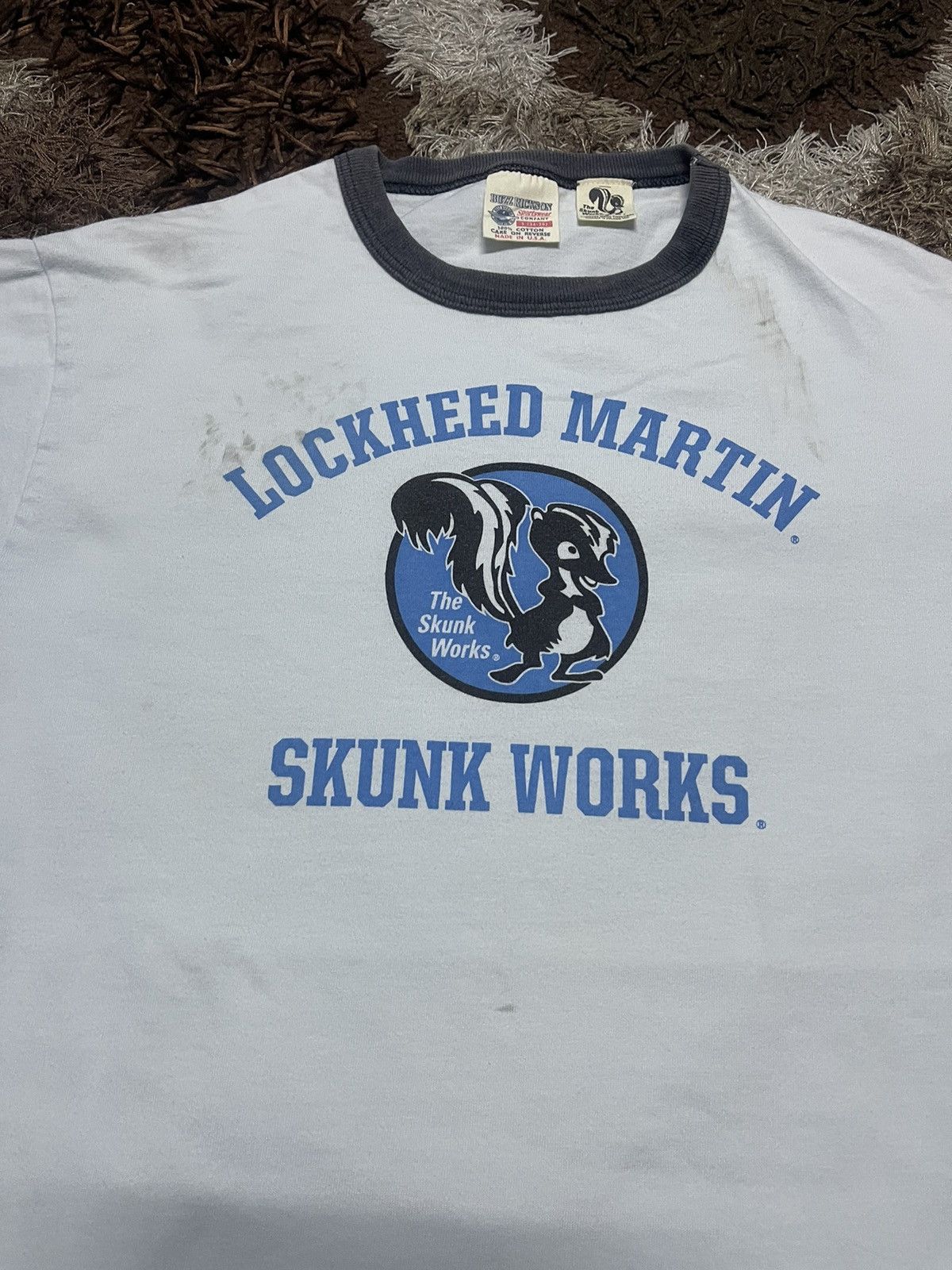 Buzz Rickson's VINTAGE BUZZ RICKSON THE SKUNK WORK TEE VERY RARE Size US S / EU 44-46 / 1 - 2 Thumbnail