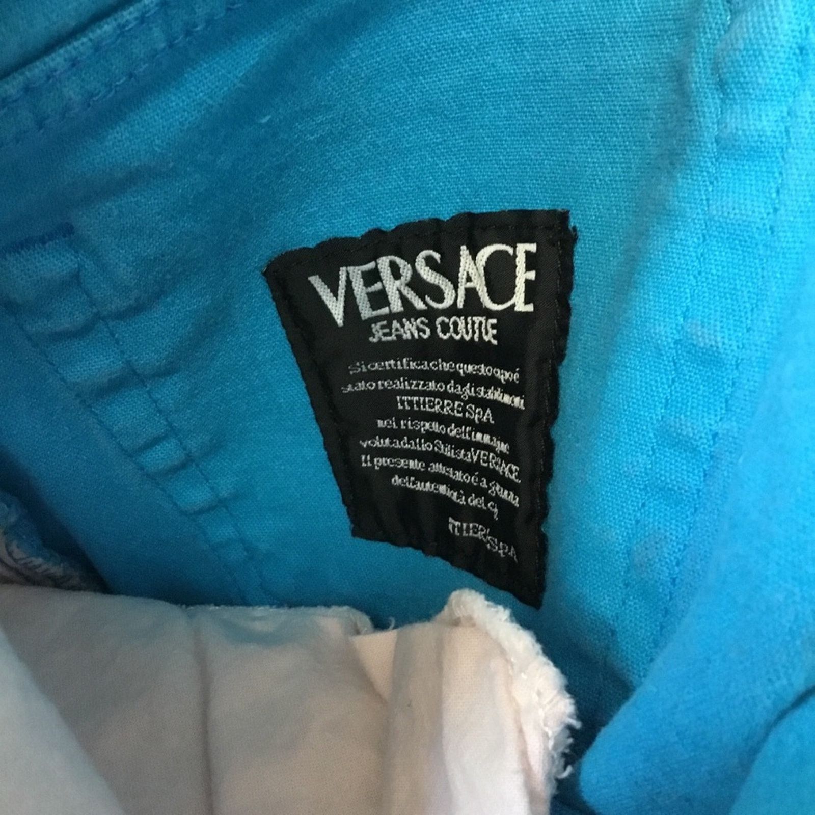 Versace Jeans Couture Versace Jeans Couture Bright Blue Stretch Denim Jeans Size 31" - 9 Thumbnail