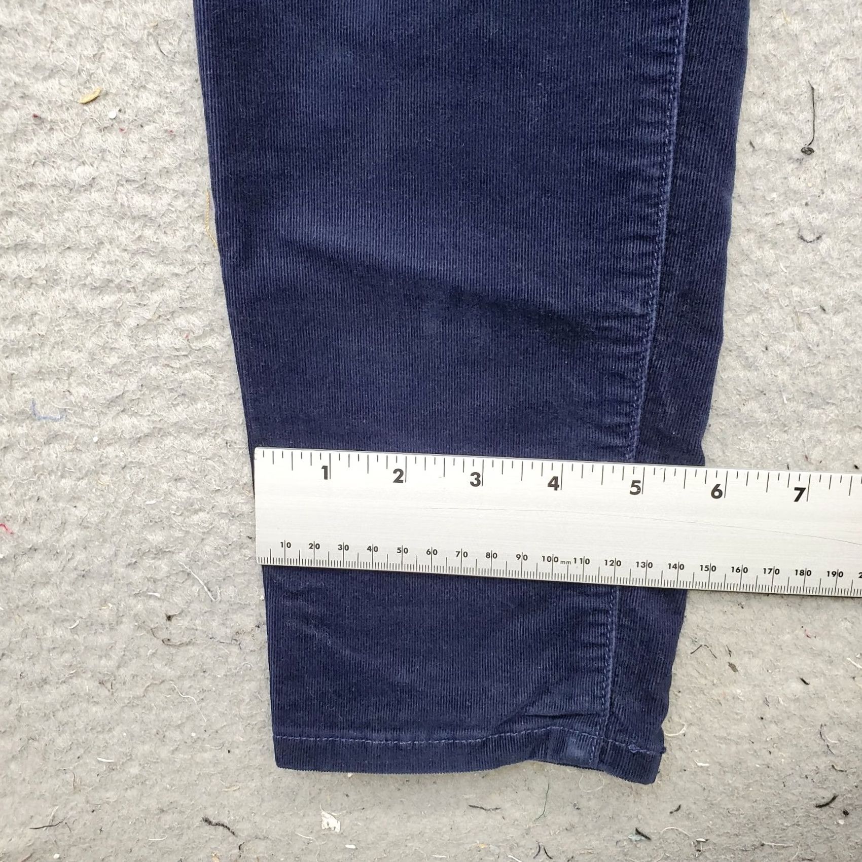Gap Gap 1969 Legging Pants Womens Navy Corduroy Stretch Flat Front Skinny Size 28R Everyday Wear Mens? Size 28" / US 6 / IT 42 - 5 Thumbnail