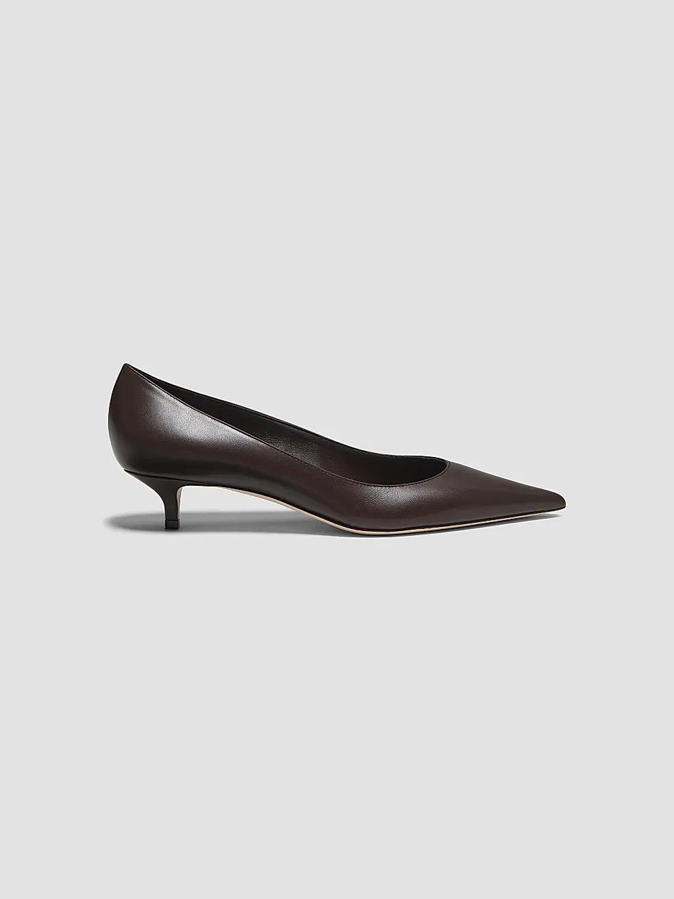 Os11x0826 Amelia 35mm Leather Pumps In Chocolate in Brown, Women's (Size 7)