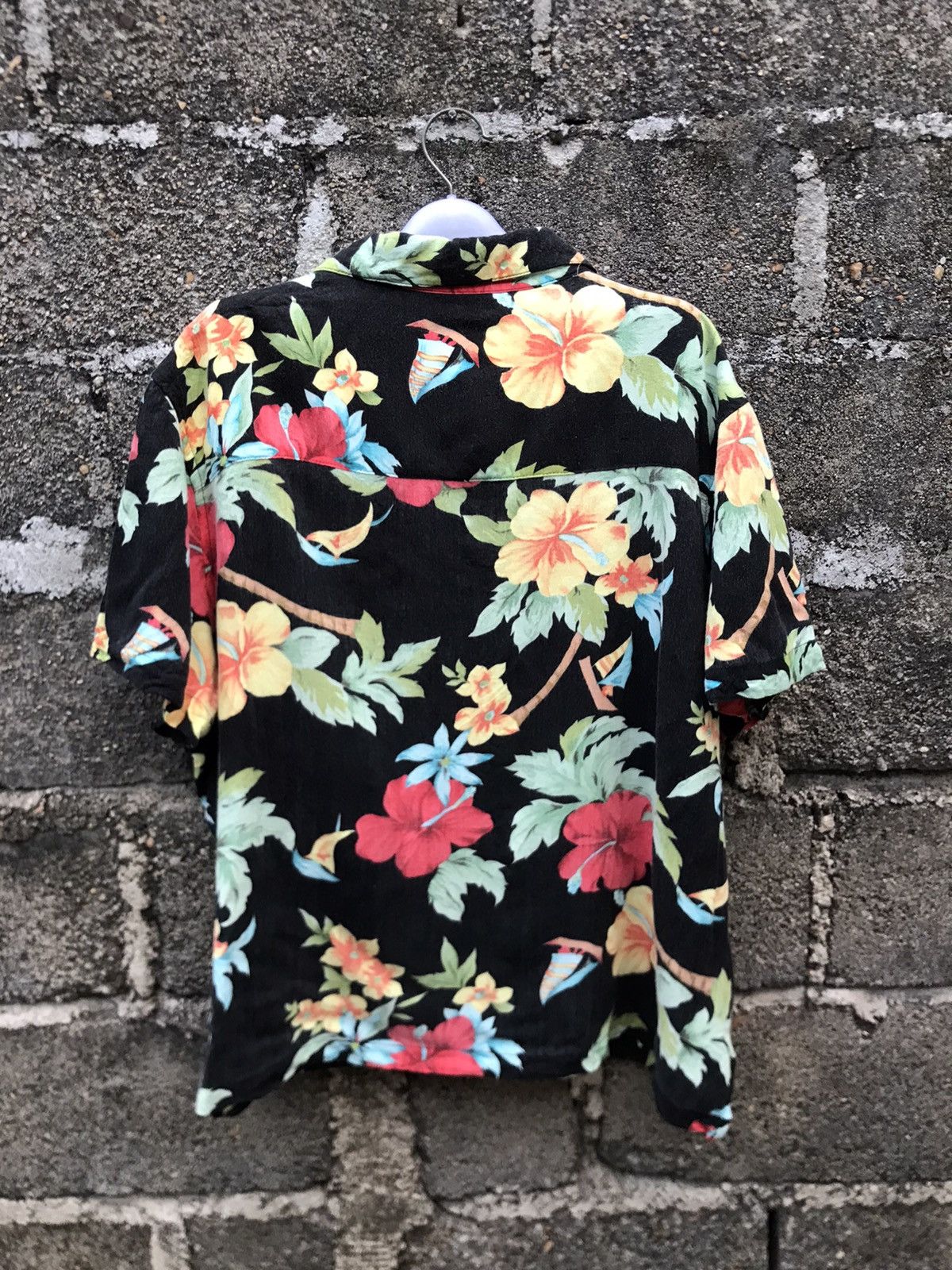 Caribbean ⚡️Vintage Caribbean Joe Button Hawaii Short Sleeve Size L / US 10 / IT 46 - 10 Thumbnail